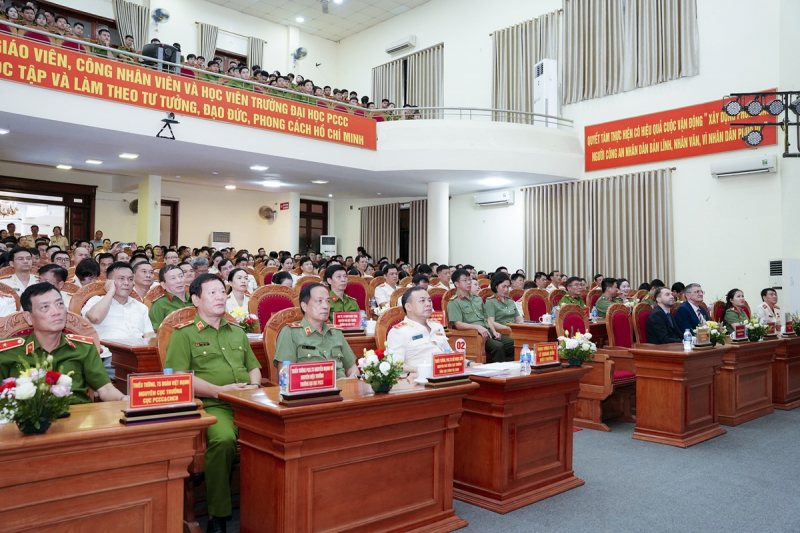 Đổi mới toàn diện, đột phá trong đào tạo để nâng cao chất lượng nguồn nhân lực Cảnh sát PCCC&CNCH -0