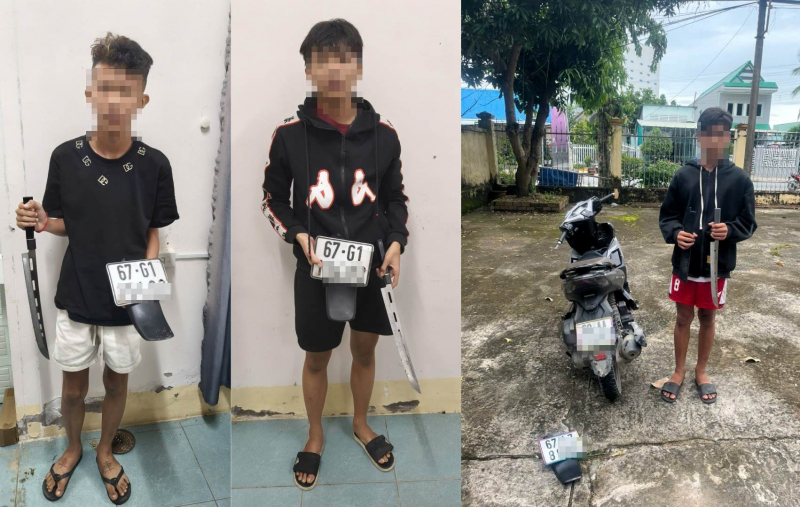 Xử lý các đối tượng tham gia trào lưu “Chặt biển số xe” -0