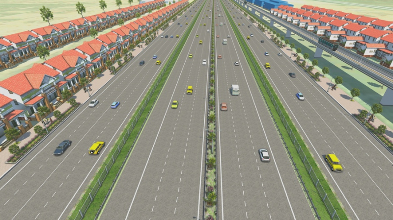 Today, Hanoi officially started construction of the Ring Road 4 expressway worth more than 56,000 billion VND -0