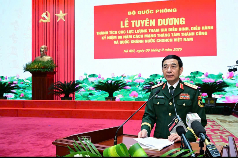 Bộ Quốc phòng tuyên dương các lực lượng tham gia nhiệm vụ A80 -0