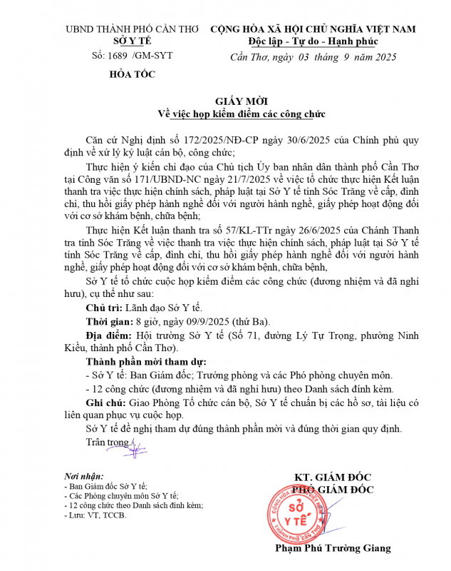 Mời 12 công chức cấp chứng chỉ hành nghề y không đúng quy định họp kiểm điểm -0