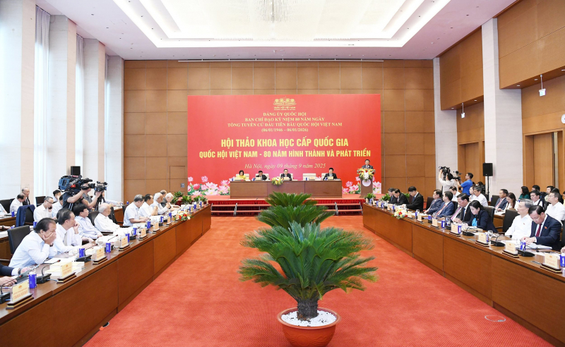 Hội thảo khoa học "Quốc hội Việt Nam - 80 năm hình thành và phát triển"