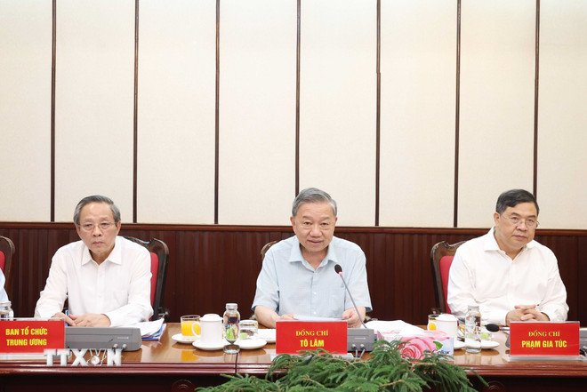 Tổng Bí thư Tô Lâm chủ trì cuộc họp về triển khai Nghị quyết số 71 -0