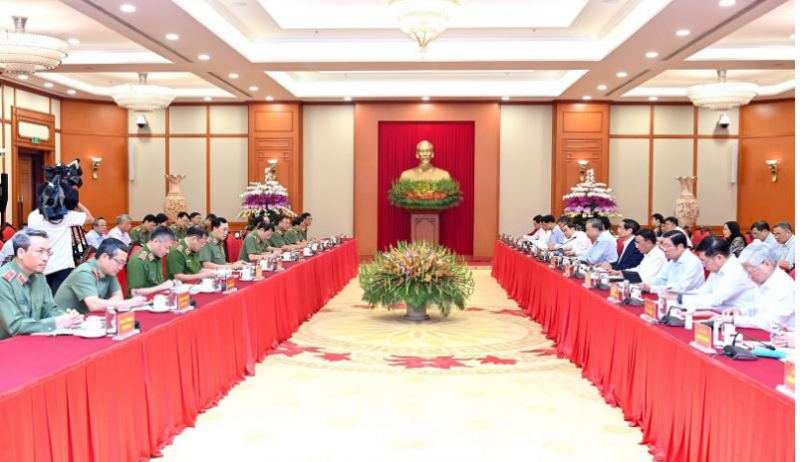 Politburo works with Public Security Central Party Committee’s Standing Board -0