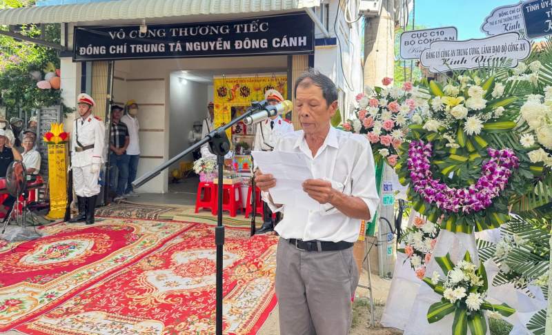 Nghẹn ngào tiễn biệt cán bộ Công an hy sinh khi truy bắt tội phạm -0