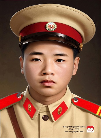 Phục dựng tám chân dung anh hùng của lực lượng Công an nhân dân, mẹ Việt Nam anh hùng -0