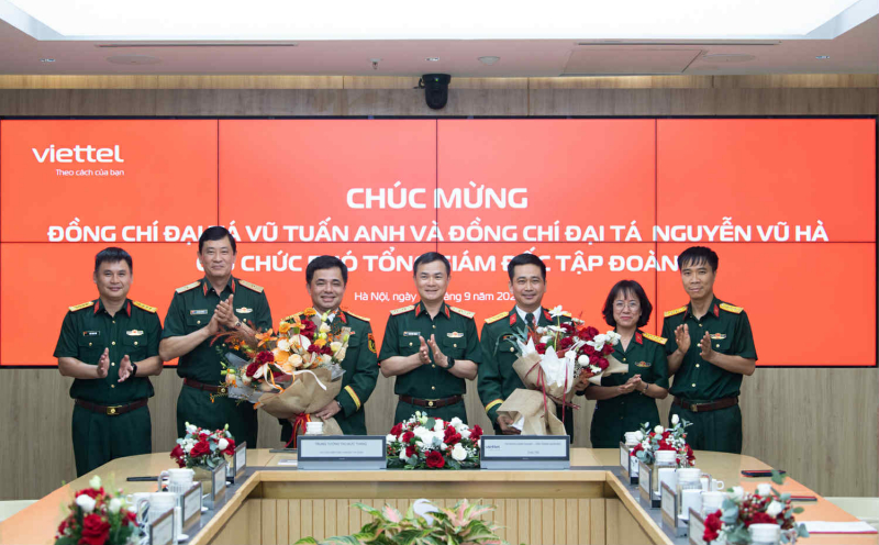 Tập đoàn Viettel có thêm 2 Phó Tổng Giám đốc -0