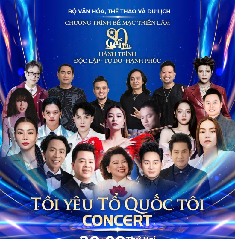 Hội tụ dàn sao, concert khép lại Triển lãm thành tựu đất nước có những gì nổi bật? -0