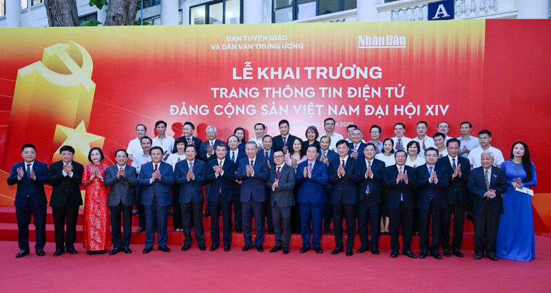 Tổng Bí thư Tô Lâm dự lễ ra mắt Trang thông tin điện tử
