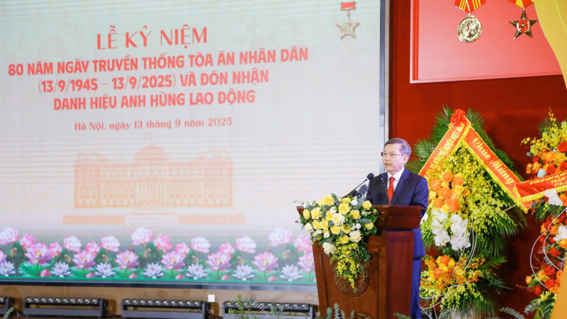 Tổng Bí thư Tô Lâm: “TAND kiên định mục tiêu độc lập dân tộc gắn với chủ nghĩa xã hội, đặt lợi ích quốc gia - dân tộc, lợi ích của Nhân dân lên trên hết, trước hết” -0