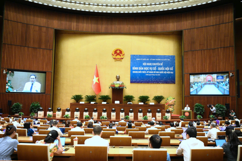 Tổng Bí thư Tô Lâm dự, chỉ đạo Hội nghị chuyên đề về Bình dân học vụ số - Quốc hội số -0