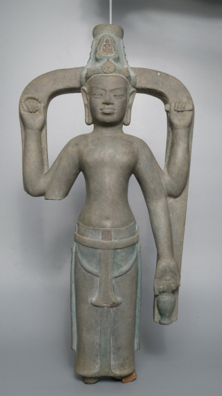 Tượng Avalokitesvara Bắc Bình và đàn đá Đắk Sơn là bảo vật quốc gia -0