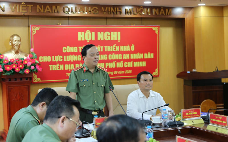 Tích cực triển khai các dự án nhà ở cho lực lượng CAND tại TP Hồ Chí Minh  -1