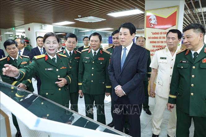 Chủ tịch nước: Xây dựng Học viện Quốc phòng mang tầm chiến lược tiên tiến, hiện đại -0