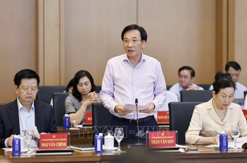 Hội nghị Ban Thường vụ Đảng ủy Quốc hội và Ban Thường vụ Đảng ủy Chính phủ chuẩn bị Kỳ họp thứ 10 -0