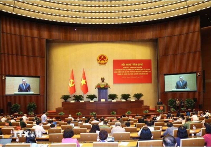 Toàn văn phát biểu của Tổng Bí thư Tô Lâm tại Hội nghị toàn quốc quán triệt 4 Nghị quyết của Bộ Chính trị