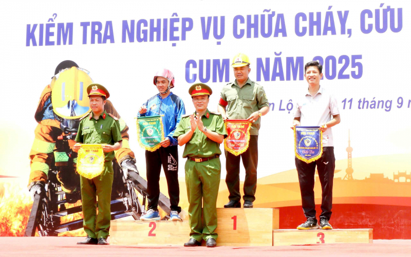 Hơn 1500 đội tuyển tham gia Hội thao nghiệp vụ chữa cháy, cứu nạn, cứu hộ -1