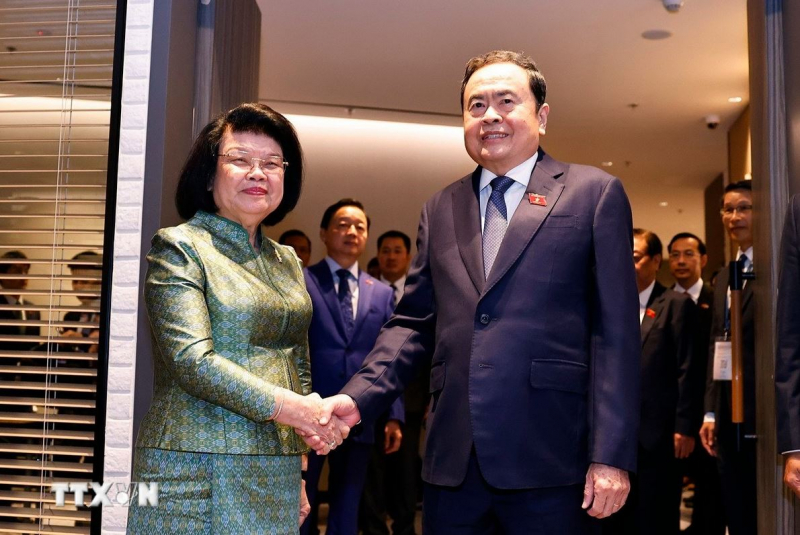 Chủ tịch Quốc hội hội kiến nhà lãnh đạo Campuchia và Timor Leste -0