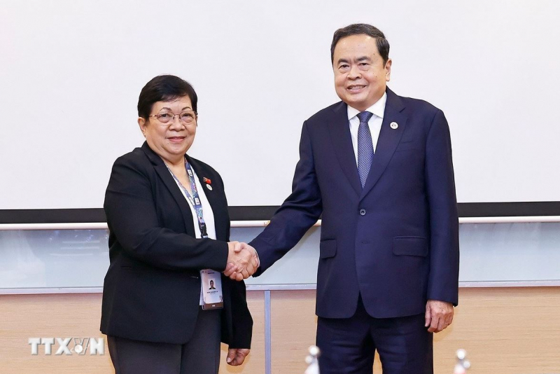 Chủ tịch Quốc hội hội kiến nhà lãnh đạo Campuchia và Timor Leste -0