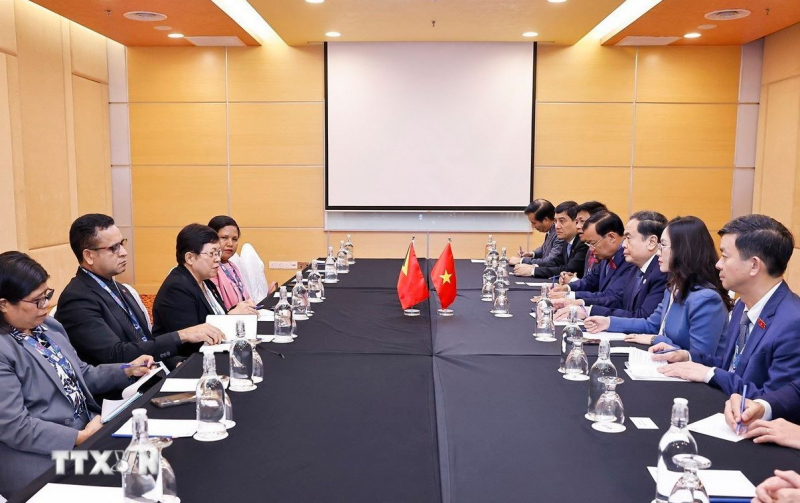 Chủ tịch Quốc hội hội kiến nhà lãnh đạo Campuchia và Timor Leste -0