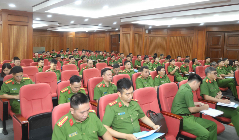 Tập huấn nghiệp vụ cơ bản và hợp tác quốc tế trong điều tra hình sự -0