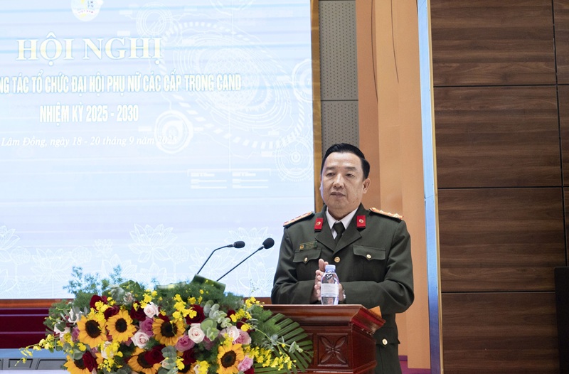 Phụ nữ CAND chuẩn bị chu đáo cho công tác đại hội -0