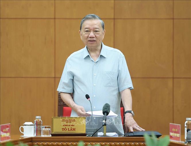 Tổng Bí thư Tô Lâm: Tháo gỡ vướng mắc phát sinh, đảm bảo tính thống nhất, đồng bộ của hệ thống pháp luật -0