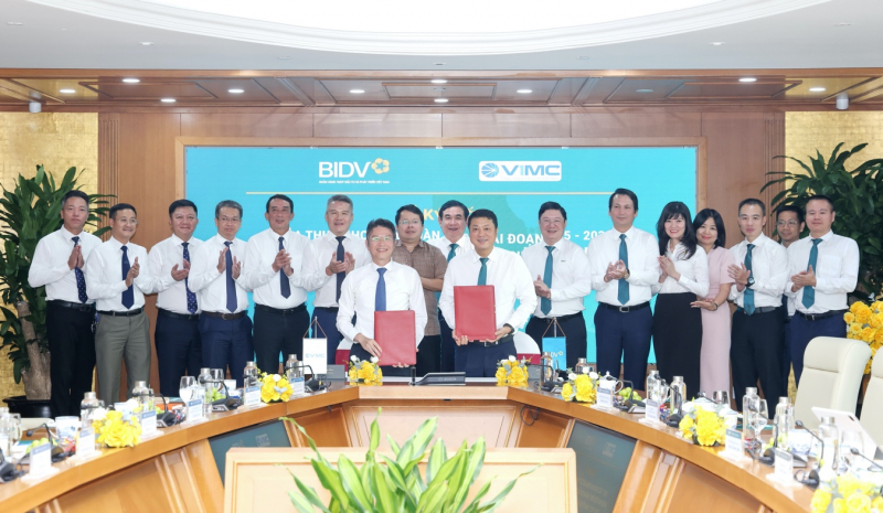 BIDV và VIMC tăng cường hợp tác, thúc đẩy phát triển hoạt động hàng hải -0
