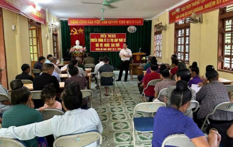 Thiết thực hoạt động trợ giúp pháp lý cho người cao tuổi ở vùng cao -0