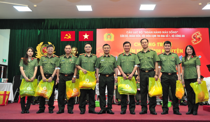 200 CBCS Cụm thi đua số 1, Bộ Công an tham gia hiến máu tình nguyện -0