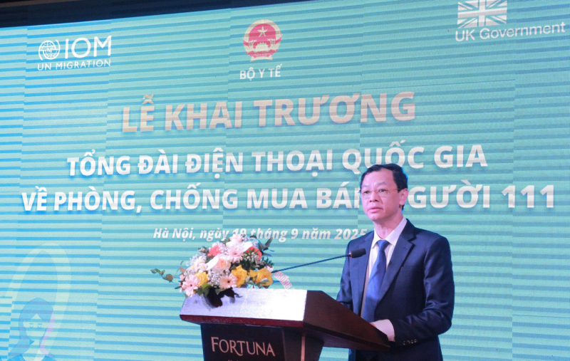 Khai trương Tổng đài điện thoại quốc gia về phòng, chống mua bán người 111 -0