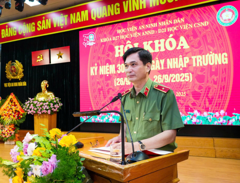 Góp phần tô thắm thêm truyền thống của Học viện ANND anh hùng -0