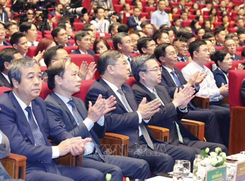 Tổng Bí thư dự Lễ kỷ niệm 50 năm Ngày thành lập Tập đoàn Công nghiệp - Năng lượng quốc gia Việt Nam -0