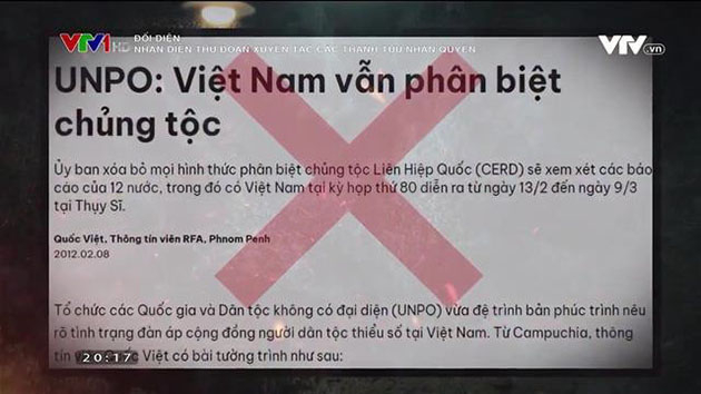 Lại mượn danh vấn đề nhân quyền để thông tin, đánh giá sai lệch -0