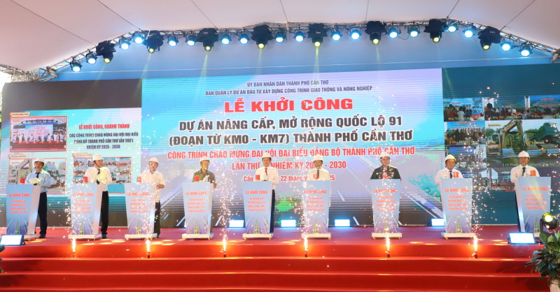 Cần Thơ khởi công, khánh thành 18 công trình với tổng mức đầu tư trên 12.000 tỷ đồng -0