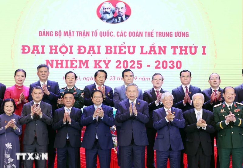 Phát biểu của Tổng Bí thư Tô Lâm tại Đại hội đại biểu Đảng bộ Mặt trận Tổ quốc, các đoàn thể Trung ương lần thứ nhất -0