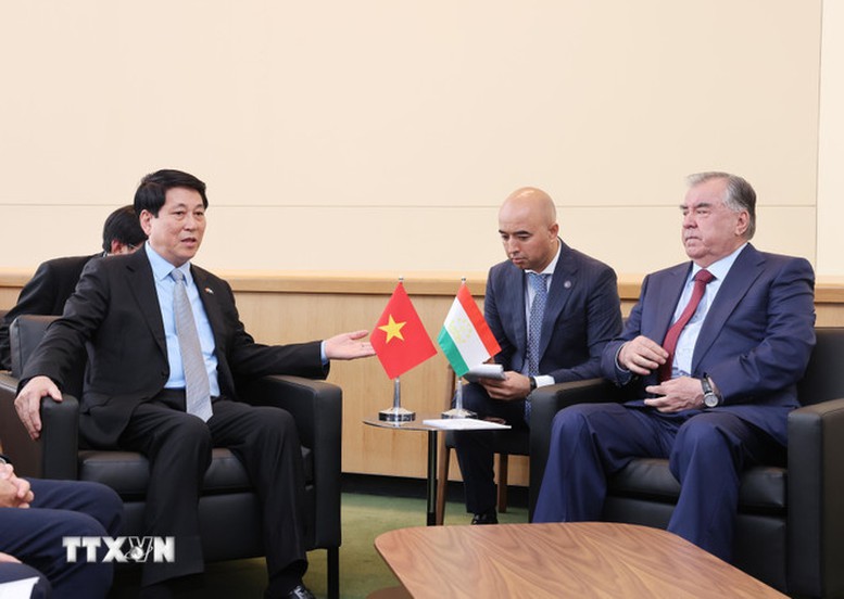 Chủ tịch nước gặp mặt các nguyên thủ, nhà lãnh đạo nhân dự Tuần lễ LHQ -0