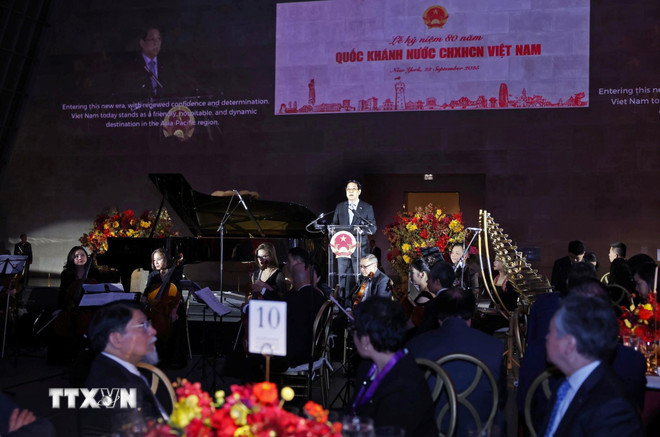 Chủ tịch nước chủ trì chiêu đãi kỷ niệm 80 năm Quốc khánh Việt Nam tại Hoa Kỳ -0