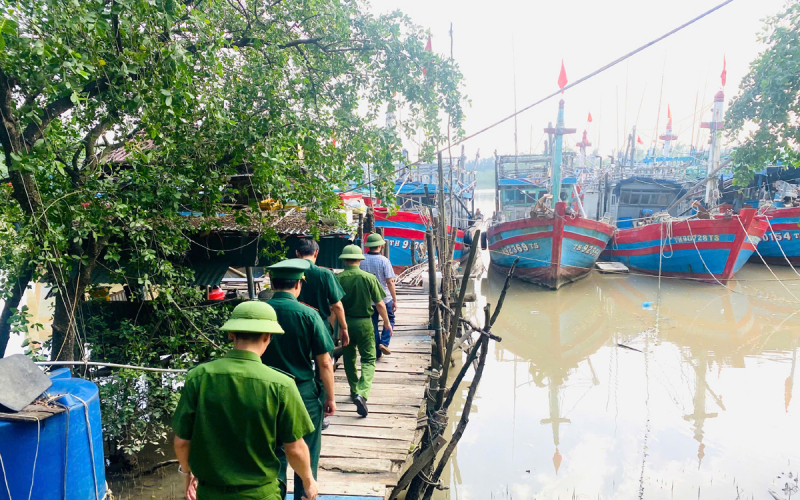 Công an Thanh Hóa chủ động ứng phó với bão số 9 -0