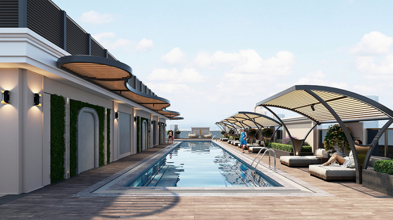 Trải nghiệm phong cách sống hiện đại với bể bơi điện phân muối tại D’metropole  -0