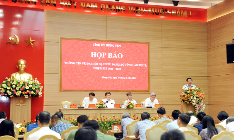 Hưng Yên chuẩn bị chu đáo văn kiện và nhân sự cho Đại hội Đảng bộ tỉnh lần thứ I -0