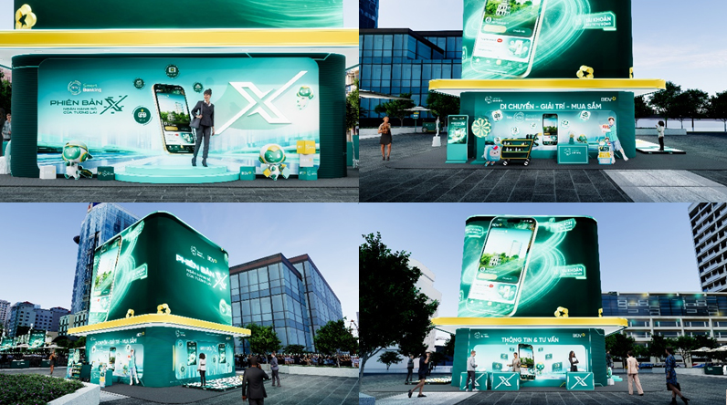 BIDV lần đầu mang sự kiện âm nhạc - công nghệ tới phố đi bộ Nguyễn Huệ, ra mắt SmartBanking ra mắt phiên bản X -0
