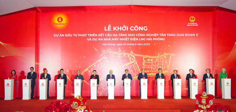 Thủ tướng Chính phủ Phạm Minh Chính nhấn nút khởi công siêu dự án tại Hải Phòng -0