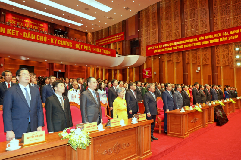 Khai mạc trọng thể Đại hội Đảng bộ tỉnh Quảng Ninh lần thứ XVI, nhiệm kỳ 2025-2030 -0