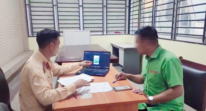 Xử phạt tài xế xe khách vi phạm từ phản ánh gửi tới Cục trưởng Cục CSGT -0