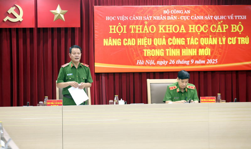 Nâng cao hiệu quả quản lý cư trú trong tình hình mới -0