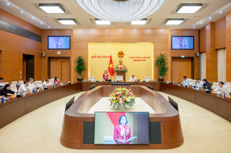 Ủy ban Thường vụ Quốc hội xem xét và thông qua một số nghị quyết về công tác ứng cử, bầu cử -0