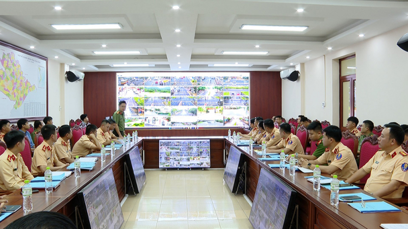 Công an tỉnh Ninh Bình chuẩn bị triển khai xử phạt giao thông qua