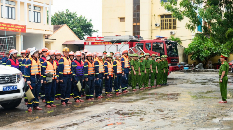 Công an Quảng Trị chuẩn bị phương án ứng phó với bão số 10  -0