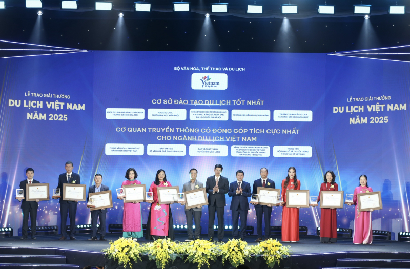Giải thưởng Du lịch Việt Nam 2025 vinh danh 113 doanh nghiệp, đơn vị tiêu biểu -0
